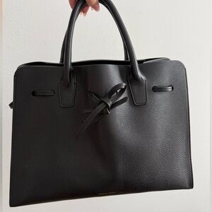 Classic Black Mansur Gavriel Structured Purse